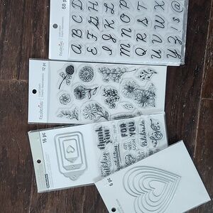 Recollections Clear Stamps and Dies Assortment (4 New Items)